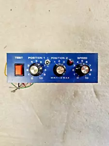 Control Panel , 2 Position/Speed , Used - Picture 1 of 3