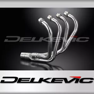 Honda CB750C 1980-1982 Delkevic Stainless Steel 4-1 Exhaust Headers Downpipes - Picture 1 of 3