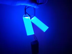 1:1 LED Light Eyes Blue For Ironman Batman Black Panther Helmet Pumpkin Eye DIY - Picture 1 of 11