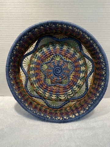 Mayan Hands Handmade Woven Basket NWT Cover