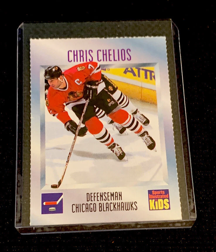 Chris Chelios Rare Sports Illustrated SI For Kids Chicago Blackhawks 1997 NM+ - Image 1 of 2