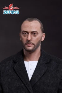 Z6TOYS 1/6 Jean Reno Killer Man Kopf geschnitzter Filmschauspieler passend für 12" Actionfiguren - Bild 1 von 18