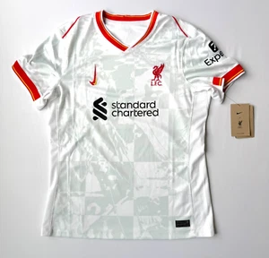 Nike Womens Liverpool Third Jersey Size Medium 2024/2025 NWT Kit New White - Picture 1 of 10