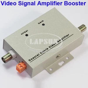 Coaxial Cable Video Amplifier CCTV Camera Signal Booster BNC Balun Connectors AU - Picture 1 of 1