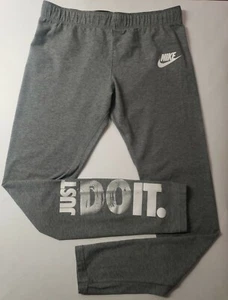Girls Nike Gray Leggings XL - Picture 1 of 7