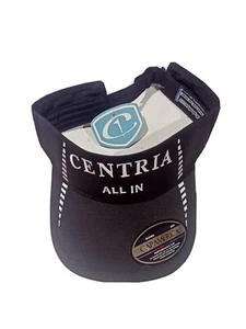 "Centria All In" Cap America Golf Visor Black NWT - Picture 1 of 3