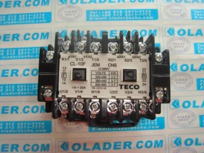  1pcs New TECO CL-10F AC220V 3A1a1b * 2 contactor - Image 1 of 4