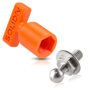 Verstärkter Edelstahl Kugelzapfen Gasdruckfeder WHT006580 10mm Kugel M8 Gewinde - Bild 1 von 6