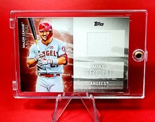Mike Trout TOPPS HTF MAJOR LEAGUE MATERIAL ANGELES CARD - MINT - w/ CASE