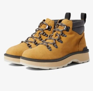 Sorel Hi Line Wanderstiefel Damengröße 9,5 Geo gelb Jet Wildleder gepolstert 185 $ - Bild 1 von 7