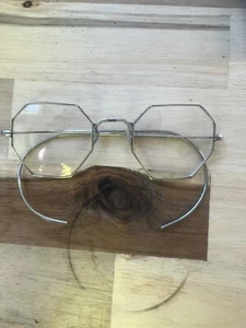 American Optical RESISTO Vintage Antik Brille mit Original Etui Hexagon - Bild 1 von 14