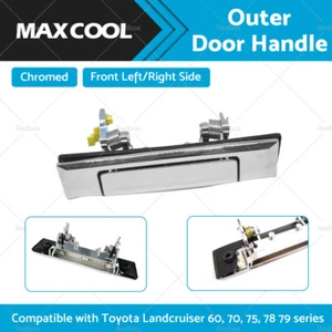 Door Handle Front LH/ RH Suitable for Toyota Landcruiser 60 70 75 78 79 80-07 - Picture 1 of 10