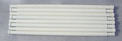 UNUSED MILITARY White 4' Heavy Duty Fiberglass Antenna Mast Sections lot of 8 Foto 1 de 3