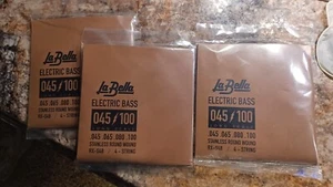3 Sets La Bella RX-S4D Bass RX Stainless D 45-65-80-100 - Bild 1 von 1
