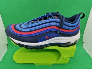 Nike Air Max 97 Sneakers DQ4716-400 Men's Size 6 Youths 6Y Red Blue - Picture 1 of 18