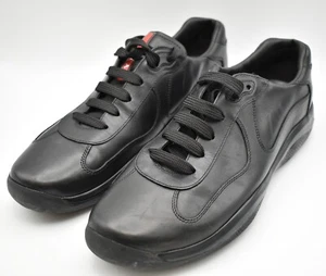Prada America's Cup Nappa Leather Sneakers / Trainers UK 10.5 - Picture 1 of 18