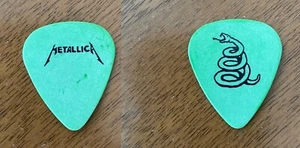 Rare METALLICA Wherever We May Roam Tour 1991 snake Guitar Pick green - Bild 1 von 1