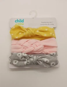 carters child of mine baby girl headbands 3 pack - Picture 1 of 2