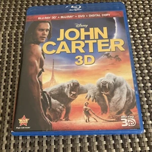 John Carter (Blu-ray/DVD, 2012, 3-Disc Set, 3D/2D)No Digital Copy Disc - Picture 1 of 5