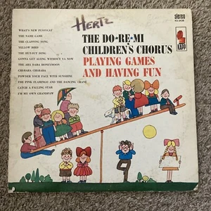 DO RE MI Children’s Chorus Playing Games & Having Fun Vinyl Record LP NM - Picture 1 of 5