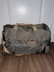 Briggs & Riley Baseline Duffel Bag Carry On Suitcase - Olive w/ O Shoulder Strap - Picture 1 of 14