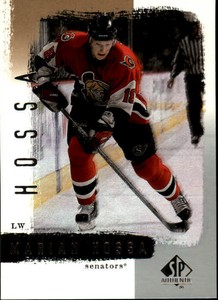 2000-01 SP Authentic Hockey #62 Marian Hossa