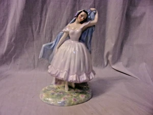 Figura de colección rara Royal Doulton 'Giselle The Forest Glade' HN 2140 1955 como nueva - Imagen 1 de 6