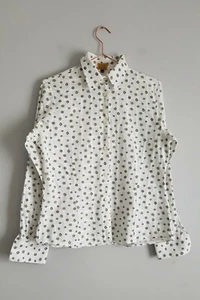 Blusa vintage Suoi made in Italy cotone ditsy floreale taglia 14/46 - Foto 1 di 5