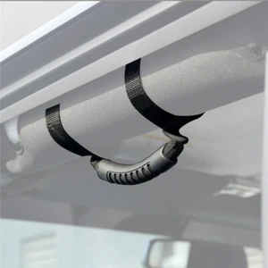 Universal Pair Black Grab Handles Roll Bar for Jeep Wrangler Truck Car 1987-2021 - Picture 1 of 8