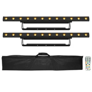 Chauvet DJ COLORband Q3BT ILS Wash Lights Pair with Case & Remote - Picture 1 of 8