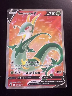 Serperior V (Full Art) 170/195 Swsh12: Sword & Shield - Silver Tempest Holo - Image 1 of 2