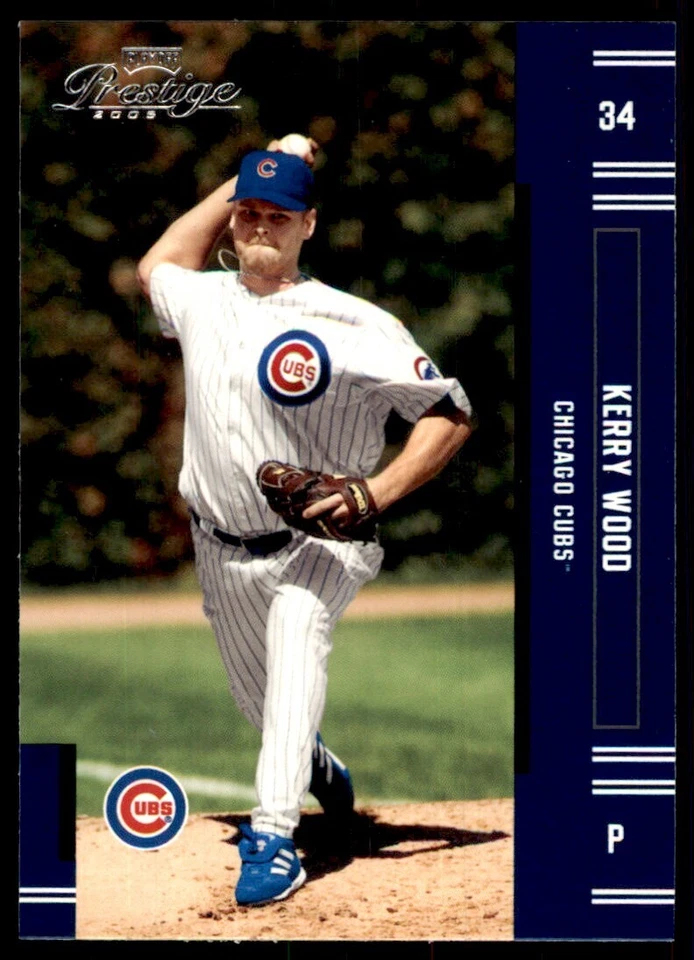 2005 Playoff Prestige Kerry Wood Baseball Cards #34 - Image 1 of 2