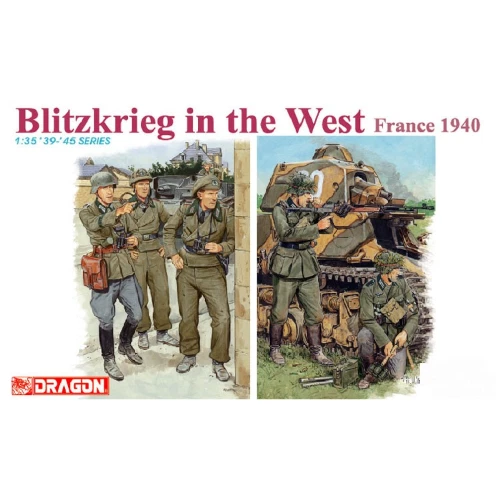BLITZRIEG WEST FRANCE KIT 1:35 Dragon Kit Mezzi Militari Modellino Nuovo - Immagine 1 di 1