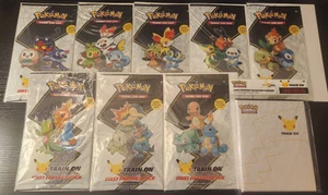 Komplett Set 8 Pokémon First Partner Packs + 25th Celebrations Binder Evol Skies - Bild 1 von 5