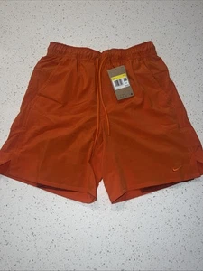 Nike Hombres Talla SM Dri-Fit Unlimited Calzoncillos Forrados 7” Pantalones Cortos para Correr Naranja DV9334-893 - Imagen 1 de 5