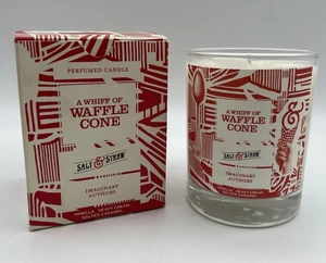 Salt & Straw A Whiff of Waffle Cone Perfumed Candle Vanilla & Salted Caramel NIB - Picture 1 of 11