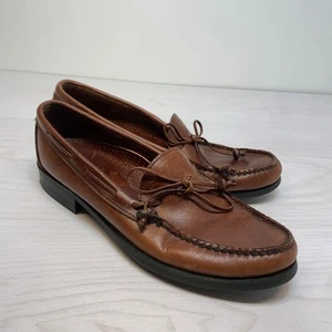 Sebago Boat Shoes Brown Leather Womens Driving Shoe Size 9.5 S - Picture 1 of 10