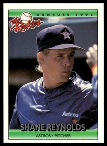 1992 Donruss The Rookies Shane Reynolds Rookie Houston Astros #102 - Picture 1 of 2