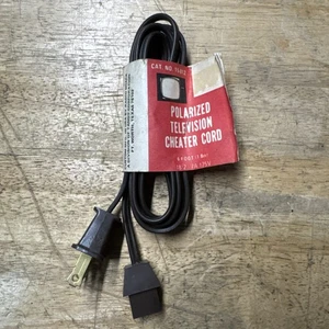 RadioShack 6Ft 2-Slot Polarized AC Power Cord Cat. No. 15-012 New Old Stock - Picture 1 of 5