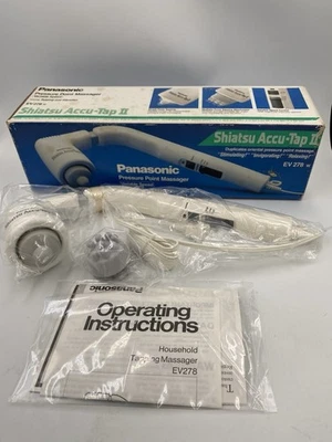 Masajeador vibratorio portátil Panasonic EV278 Shiatsu Accu-Tap II punto de presión Foto 1 de 4
