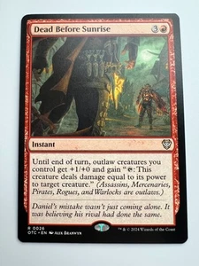 Dead Before Sunrise Commander: Outlaws of Thunder Junction Regular OTC - Picture 1 of 1