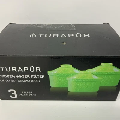 Turapur Hydrogen Water Pitcher Filters Maxtra Compatible 3 Filter Value Pack - Image 1 of 4
