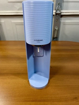 SodaStream Misty Blue Terra Soda Machine Only REQUIRES quick connect CO2 Tank - Image 1 of 4