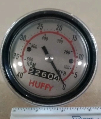 Винтажный велосипедный спидометр Huffy BMX 1980-е - Изображение 1 из 2