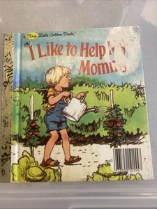 A First Little Book “I Like To Help My Mommy” 1981 1st Edition - Picture 1 of 9