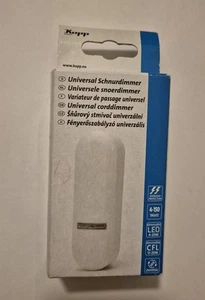 Kopp Universal Schnurdimmer weiß – Dimmer für LED & CFL 4–150W – 230V - Bild 1 von 2
