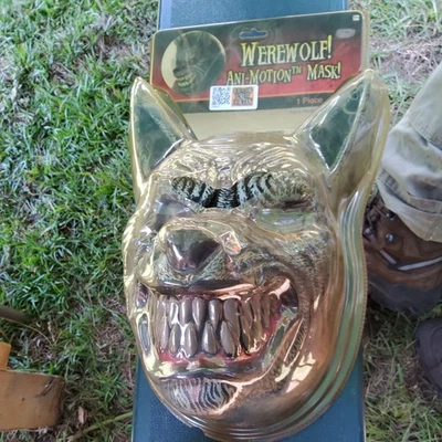 NEW California Costumes 60305 Motion Werewolf Ani-Motion Mask Adults One Size - Image 1 of 2