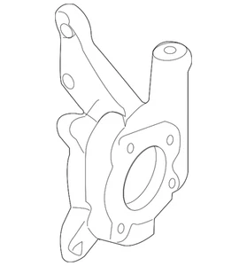 Genuine Mitsubishi Knuckle 3870A008 - Picture 1 of 2