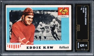 GMA 5 1955 Topps #15 Eddie KAW RC SP - All-American - Cornell EX - Imagen 1 de 3