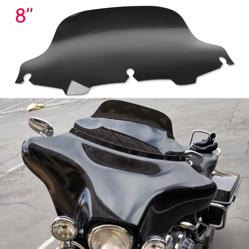 Parabrisas de 8" para Harley Davidson Electra Glide Classic FLHTC 96-2013 Foto 1 de 4